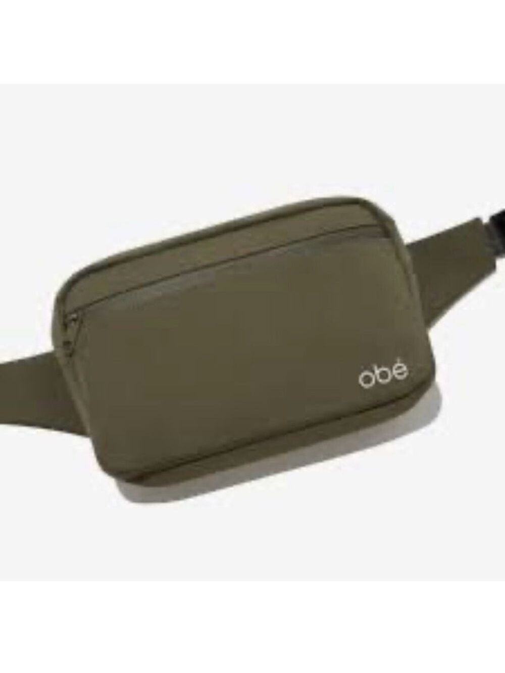 obé Fitness Olive Green Everywhere Waist Pack Belt Bag Crossbody NWT